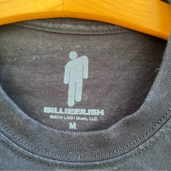 Billie Eilish Tarantula Spider Mouth 2019 Official Merch T-Shirt Size Medium - Picture 2 of 5
